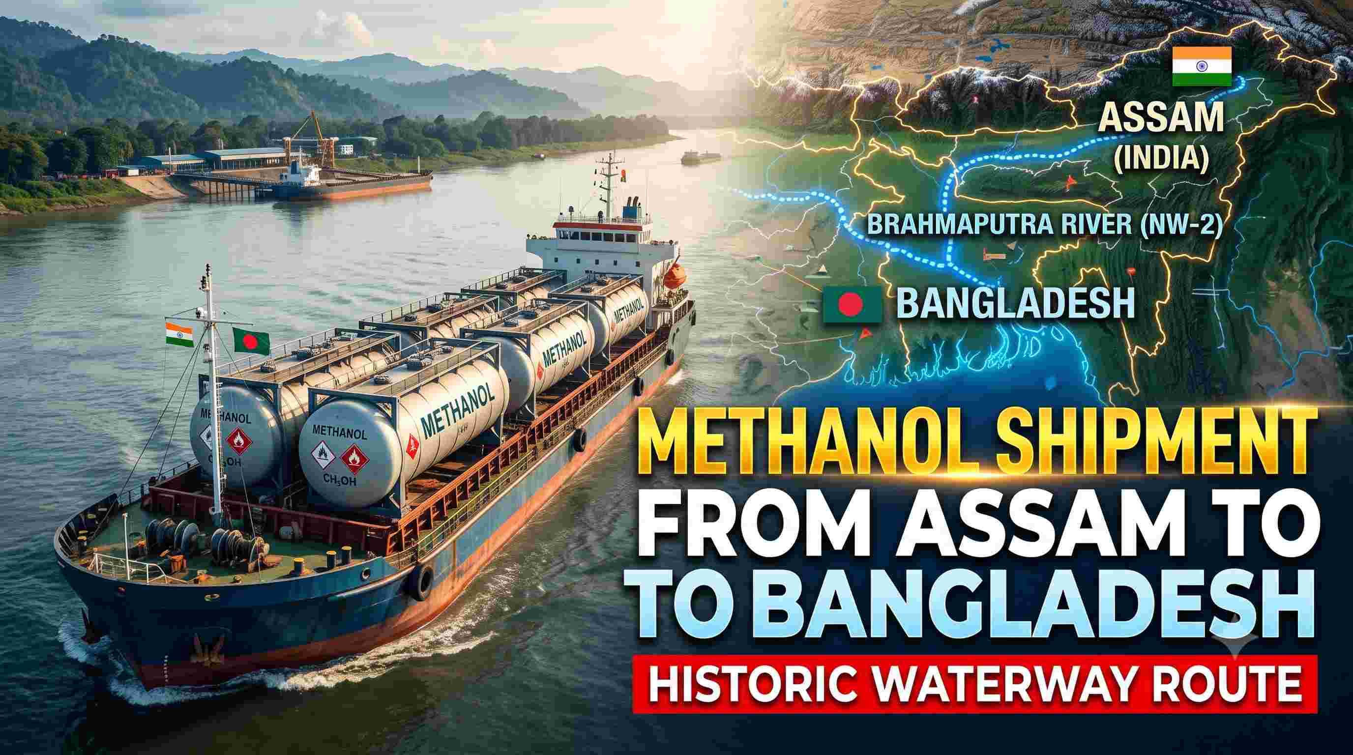 Methanol Shipment from Assam to Bangladesh 