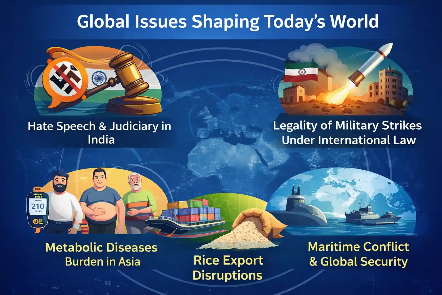 Global Conflict, Law, and Public Health: Key Issues Shaping Today’s World