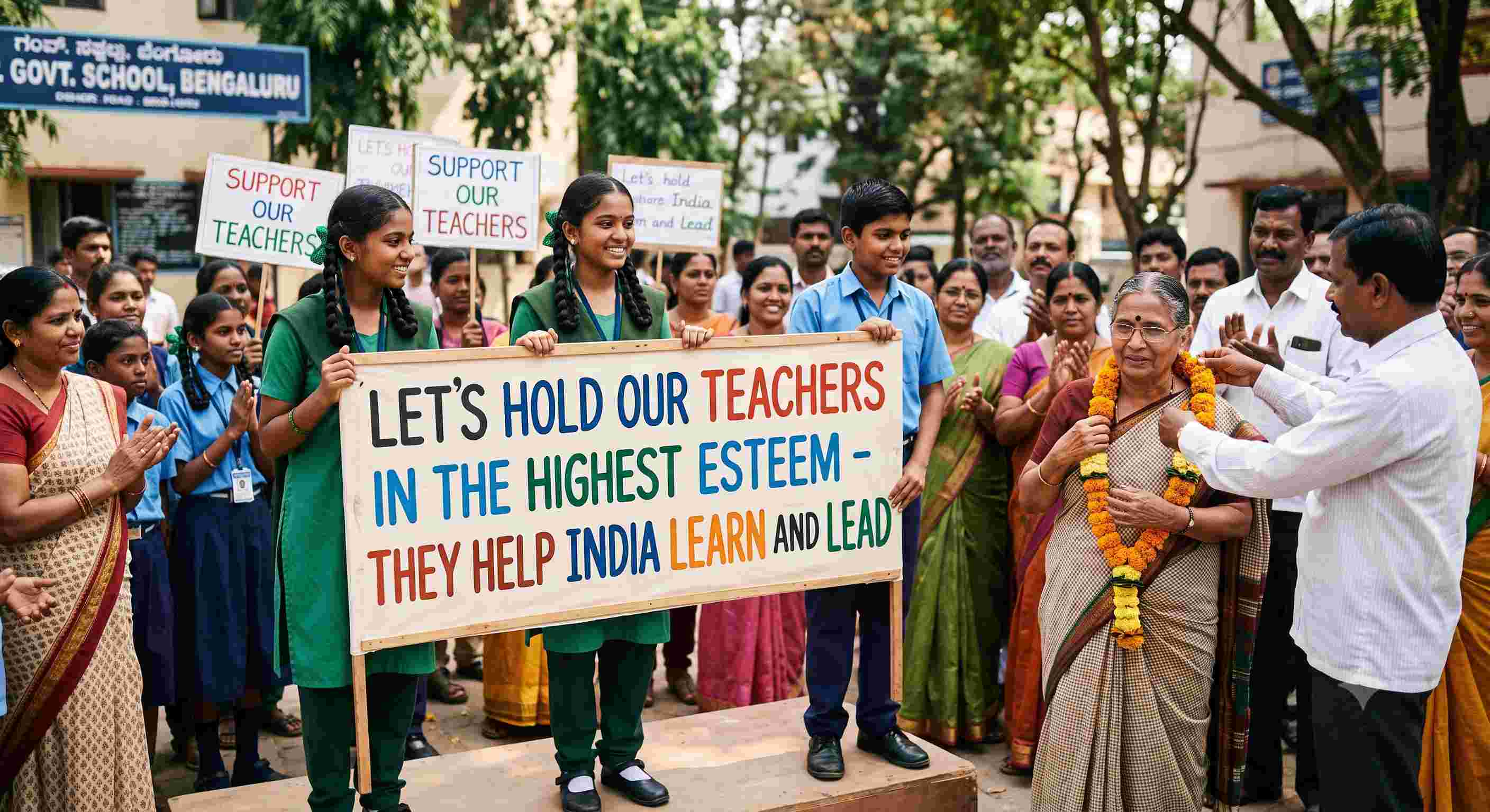 Let's Hold Our Teachers in the Highest Esteem - They Help India Learn and Lead