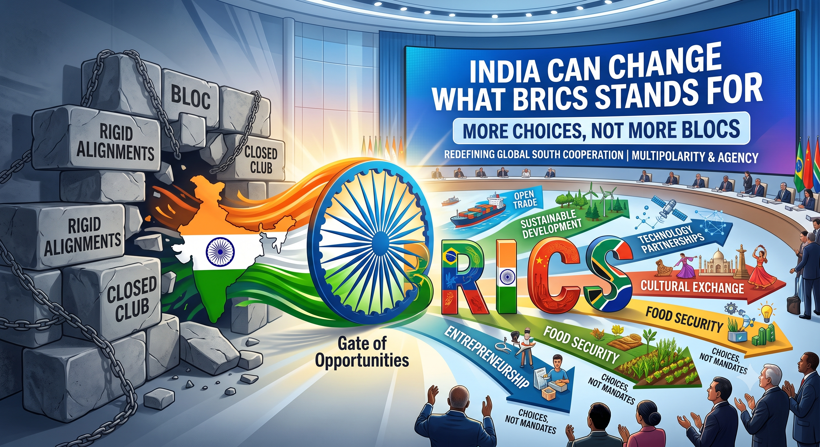India Can Change What BRICS Stands For - More Choices, Not More Blocs